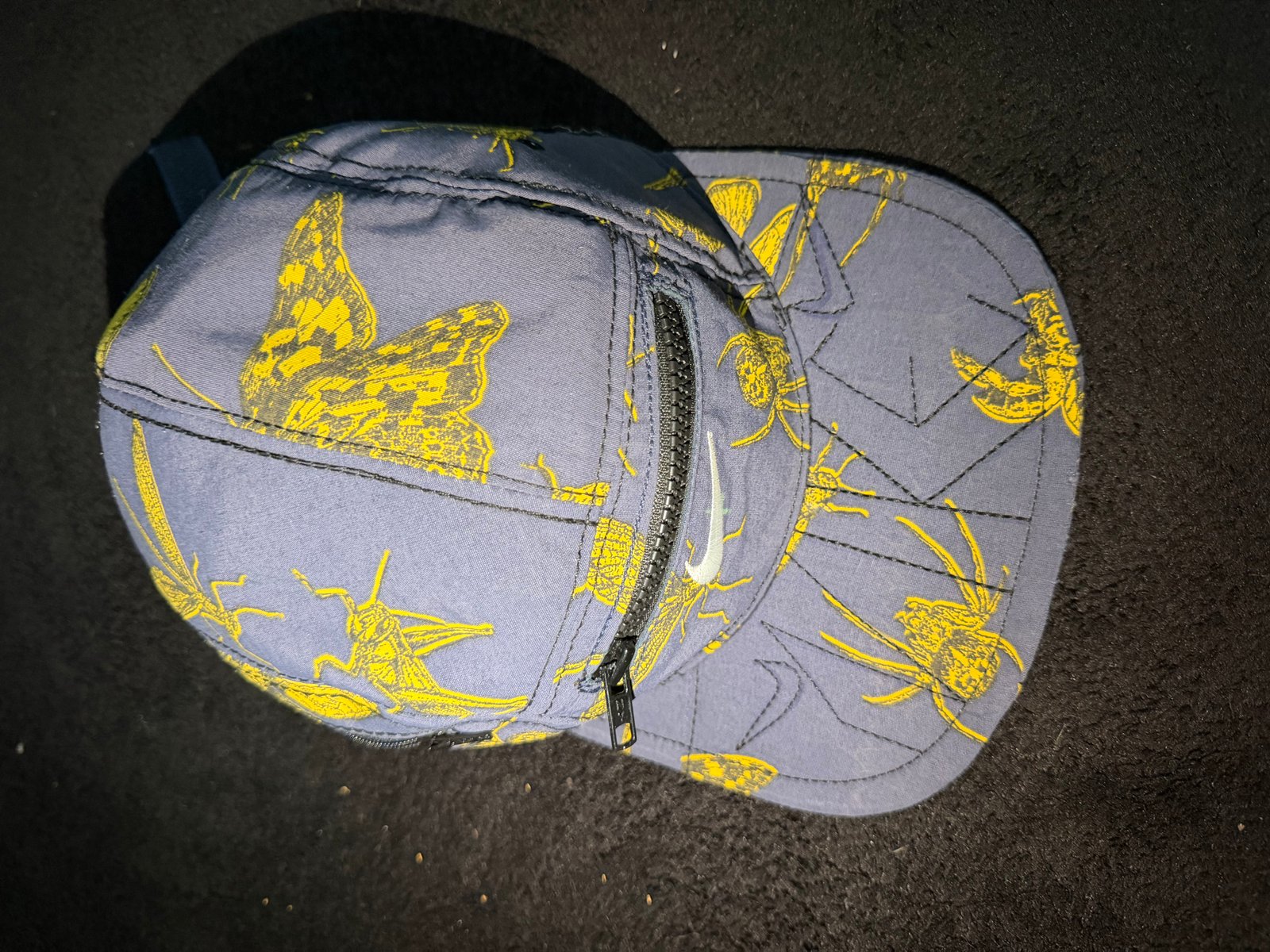 Boné  Upcycle Nike trail shorts five painel